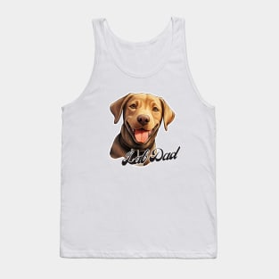 Chocolate Dad T-Shirt - Dog Lover Gift, Pet Parent Apparel Tank Top